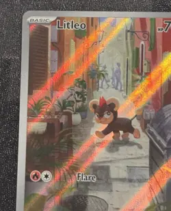 Litleo Illustration Rare 139/132 Mega Evolution Pokemon TCG Near Mint Card NM - Image 2