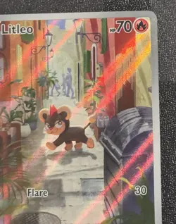 Litleo Illustration Rare 139/132 Mega Evolution Pokemon TCG Near Mint Card NM - Image 3