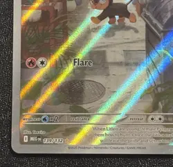 Litleo Illustration Rare 139/132 Mega Evolution Pokemon TCG Near Mint Card NM - Image 4