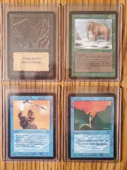 MAGIC THE GATHERING Lot of Four (4) ALPHA Cards Very Nice Condition READ - Image 1