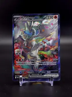 Reshiram EX 166/086 English SIR White Flare MINT Pack Fresh Pokemon TCG Card - Image 1