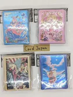 One Piece Card Game 70 Sleeves×4 Set Official Buggy/Shirahoshi/Pudding etc/A2 - Image 1