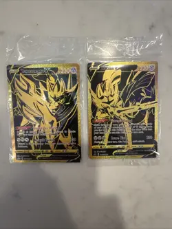 Zacian V & Zamazenta V Sword & Shield Promo Pokemon Cards SWSH076 077 SEALED NM - Image 1