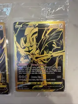 Zacian V & Zamazenta V Sword & Shield Promo Pokemon Cards SWSH076 077 SEALED NM - Image 2