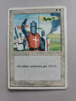 MTG Crusade 4th Edition Regular Rare HP See Pics - Image 1