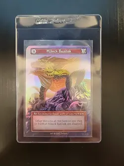 Hillock Basilisk Sorcery Contested Realm Alpha Exceptional Foil - Image 1