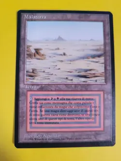 Magic the Gathering Badlands Revised Italian Foreign Black Border FBB MTG - Image 1