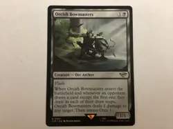 MTG LOTR ORCISH BOWMASTERS NM (0164) Graded Power - Image 1