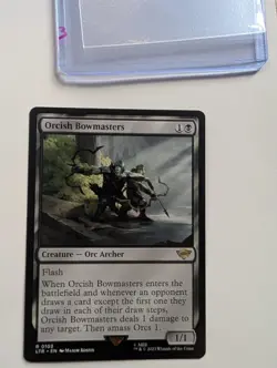 MTG - Orcish Bowmasters - LTR Universes Beyond: Lord of the Rings 0103 Rare Base - Image 1