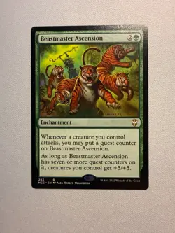 Beastmaster Ascension - MTG Commander: New Capenna (NCC) #283 NM - Image 1