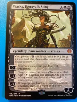 MTG 1x Vraska, Betrayal's Sting # 115 Phyrexia: All Will Be Magic the x1 NM - Image 1