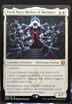 Elesh Norn, Mother of Machines #10 Phyrexia: All Will Be One Regular Mythic - Image 1