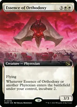[MTG] Essence of Orthodoxy (Extended Art) (0376) (MOM) NM - Image 1