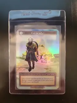 Call To War Sorcery Contested Realm Alpha Exceptional Foil - Image 1