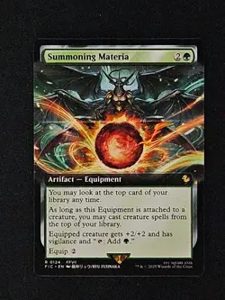MTG: Final Fantasy - Summoning Materia Extended Art - Image 1