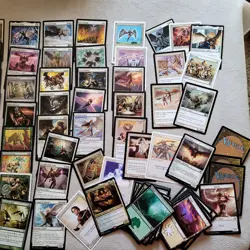 Magic Whole COMMANDER Deck MTG - Green and White Angelic ANGELS Tribal themed - Image 2