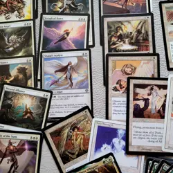 Magic Whole COMMANDER Deck MTG - Green and White Angelic ANGELS Tribal themed - Image 5