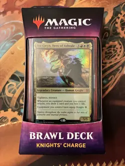 MTG Magic Throne of Eldraine Brawl Deck KNIGHT'S CHARGE English Sealed - Image 1