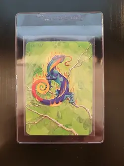 Lava Salamander Sorcery Contested Realm Alpha Exceptional Foil - Image 2