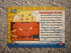Pokemon TCG Peacemaker Pikachu Pokemon Topps Pikachu's Vacation 46 - Image 2