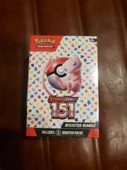 Pokemon Scarlett And Violet 151 Booster Bundle Pack Includes 6 Booster Packs - Image 1