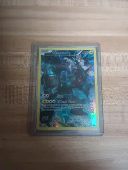 Zekrom XY76 Pokemon TCG Black Star Promo Full Art Holo Moderate Play - Image 1