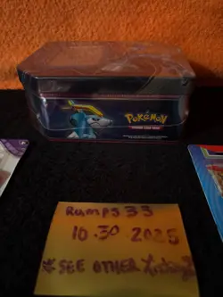 Pokemon TCG Paradox Destinies Iron Crown ex Tin SEALED NEW + Sealed Lot - Image 3