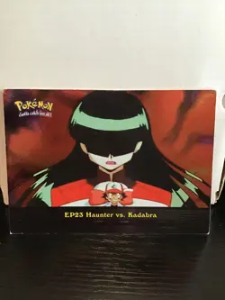 2000 Topps Pokemon Tv Animation Series 2 EP23 Haunter vs. Kadabra Holo - Image 1