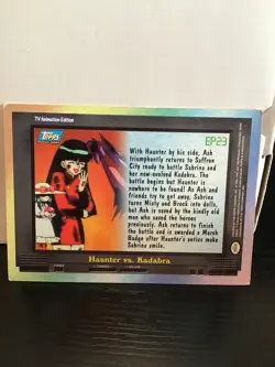2000 Topps Pokemon Tv Animation Series 2 EP23 Haunter vs. Kadabra Holo - Image 2