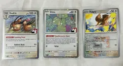 Ditto 132/165 Dodrio 085/165 Pidgey 016/165 NM Play Prize 151 Master Set Pokemon - Image 1