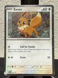 Eevee SVP200 Scarlet & Violet Black Star Promo Destined Rivals Pokemon TCG - Image 1