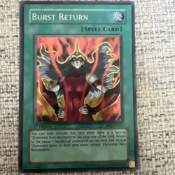 Burst Return - DP1-EN022 - Super Rare - 1st Edition YuGiOh! Duelist Pack - Image 1