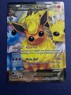 Flareon EX - Generations: Radiant Collections - RC28- Light Play - Full Art Holo - Image 4