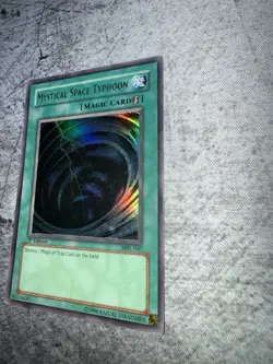 Mystical Space Typhoon MRL-047 Ultra Rare 1st Edition Magic Ruler Yu-Gi-Oh MP - Image 2