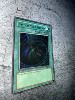 Mystical Space Typhoon MRL-047 Ultra Rare 1st Edition Magic Ruler Yu-Gi-Oh MP - Image 3