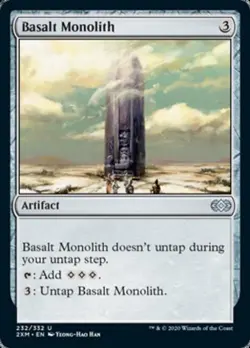Basalt Monolith -Foil Light Play MTG Double Masters - Image 1