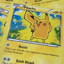 2014 Pikachu Pokemon XY Lego Movie Exclusive Cosmos Holo 42/146 Card Promo - Image 2
