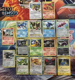 Vintage Pokemon Card Lot Holo Fire Charizard Rayquaza Arceus - Image 1