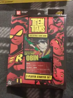 Teen Titans Collectible Card Game 2005) - 2 Player Starter Set. New. Sealed. - Image 1