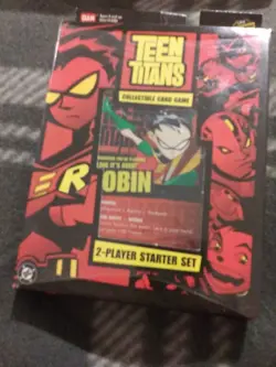 Teen Titans Collectible Card Game 2005) - 2 Player Starter Set. New. Sealed. - Image 2
