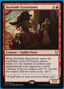Dockside Extortionist Commander 2019 NM Red Rare MTG CARD (ID# 499116) ABUGames - Image 1