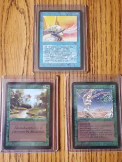 MAGIC THE GATHERING Lot of Three (3) ALPHA Cards Very Nice Condition READ - Image 1