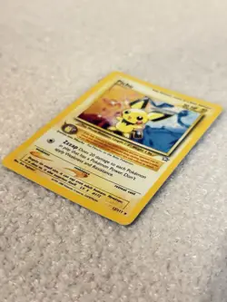 Pokemon TCG Card Neo Genesis Set Unlimited Pichu 12/111 Holo Rare - Image 3