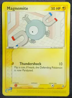 Magnemite 63/97 2003 EX-Dragon Common Pokemon Card E-Reader Vintage - Image 1