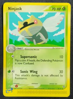 Ninjask 38/97 2003 EX-Dragon Uncommon Pokemon Card E-Reader Vintage - Image 1