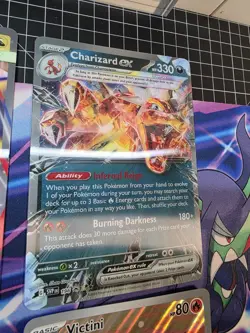 5 JUMBO Pokemon Card lot! Charizard, Victini, Mewtwo, Mega !! - Image 5