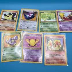 Pokemon Team Rocket TCG 1st Edition Lot 7 Cards Non Holo Set LP - Image 1
