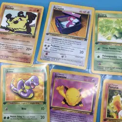 Pokemon Team Rocket TCG 1st Edition Lot 7 Cards Non Holo Set LP - Image 3