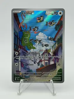Chatot 181/162 SV05: Temporal Forces Pokemon Card TCG NM/ MINT - Image 1