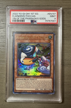 Floowandereeze & Toccan Ultra Rare 1st Edition PSA 9 Mint YuGiOh Card MP22-EN197 - Image 1